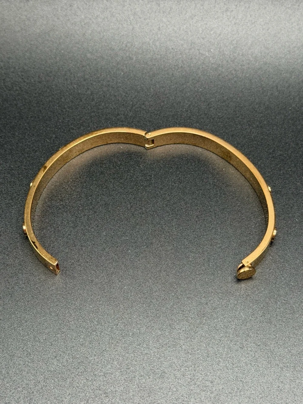 Tory Burch Hinged Bangle Bracelet #E437 - Picture 9 of 12